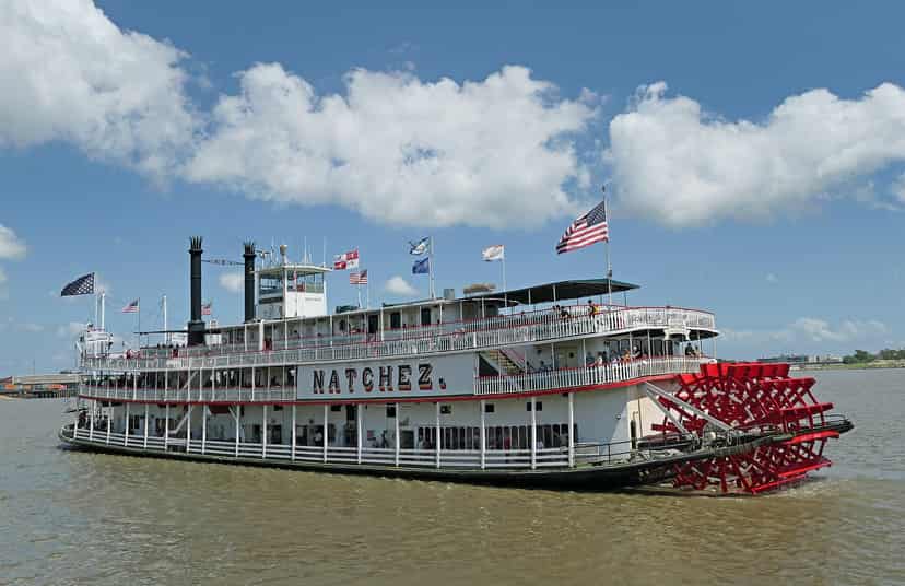 Steamboat Natchez on the Mississippi River