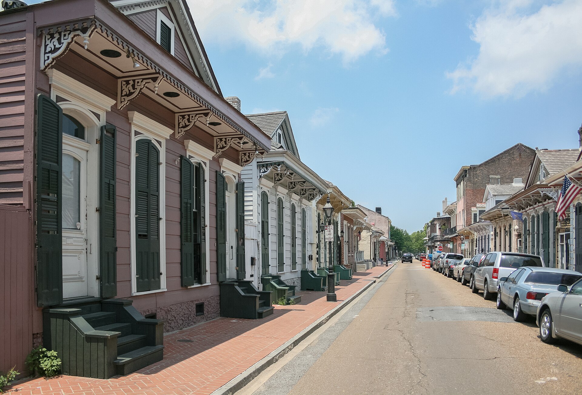 New Orleans French Quarter streetscape